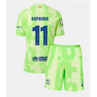 Barcelona Raphinha Belloli #11 Replica Third Minikit 2024-25 Short Sleeve (+ pants)